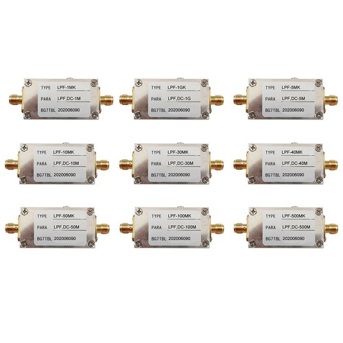 Optimized low pass - 1m, rf