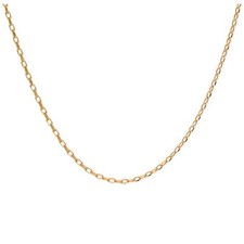 9ct Gold Solid Link Chain
