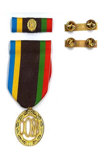 Medal and tape dosb gold - tape,