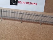 Model railway Scenery 3 mm Scale 8 foot Security Fencing  TT3 Gauge