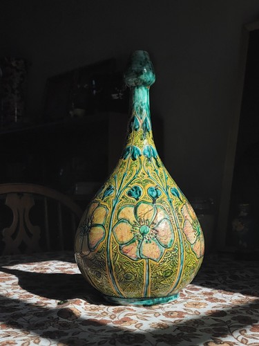 Della robbia pottery vase - vase, by