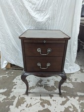 Vintage style bedside table with drawers
