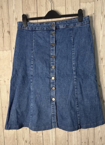 Whistles mid blue denim skirt - whistles,
