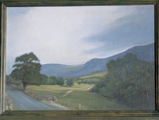 Vintage Original oil painting on board by John Bunting Near Keswick 1988