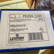 * NEW LEVITON 120VAC POWER EXTENDER CAT No. PE200-10W 