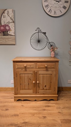 Small solid pine sideboard - solid,