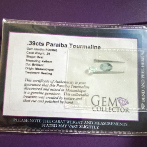 Gem collector natural - collector, blue