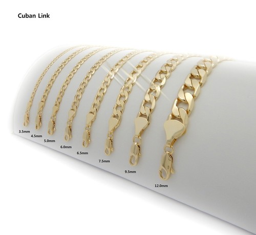 New 14k gold plated - 14k, cuban