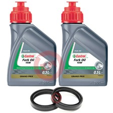 KIT 1L CASTROL 15W FORK OIL 33x45x8/10.5 Honda Sh 150 150 2001-2005