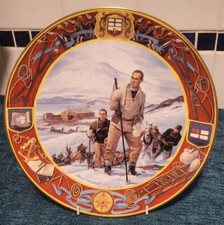 Royal Doulton Limited Edition Collector Plate "Captain Scott Leaving Cape Evans"