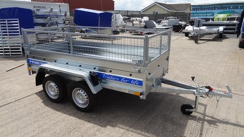 Cage trailer 8x4 750kg twin - cage,