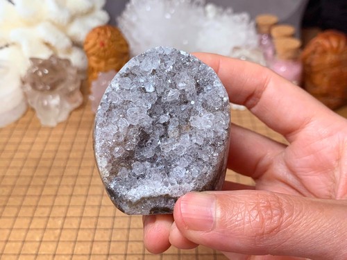 Small natural amethyst geode - natural,