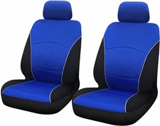 Modern Blue Front Set Car Seat Covers for Honda Civic Hatchback All Years