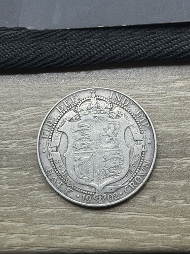 Edward vii halfcrown 1902 - vii,, halfcrown,