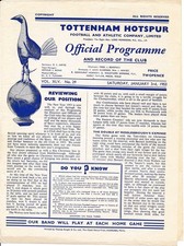 TOTTENHAM v Newcastle United 1952/1953 - Football Programme