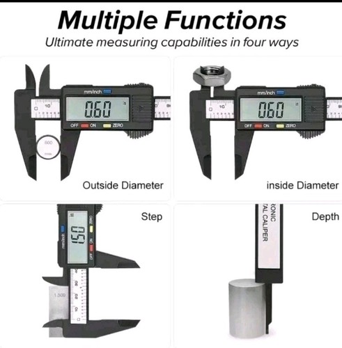 Digital vernier caliper black - vernier,
