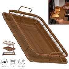2 Pcs Copper Crisper Non-Stick