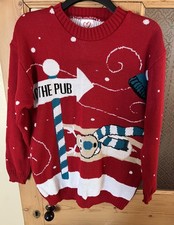 Unisex Christmas Jumper Size Large