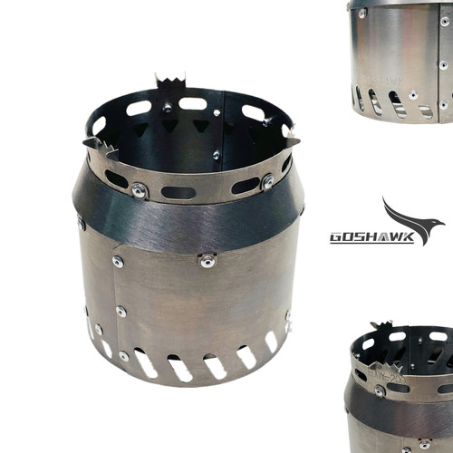 Titanium wood gasifier - wood,