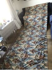 V WIDE VINTAGE SINGLE LIBERTY BURNHAM FABRIC LINED CURTAIN 1.42M DRX4.35M W AT34