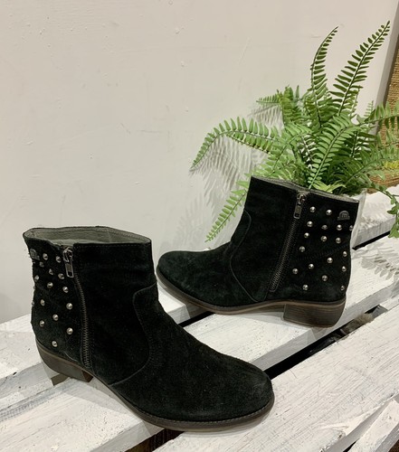Mustang black genuine leather - mustang,