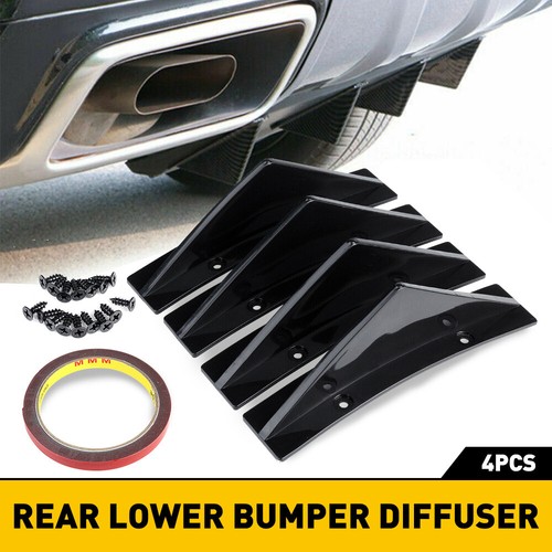 Rear bumper diffuser - 4x,