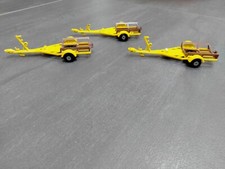 3 x Matchbox Speed Kings No. K-25 Trailer (no boat) - Joblot - Spares or repair