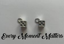 10 x Tibetan Silver DICE