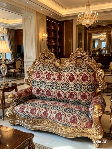 Seater luxury baroque sofa - seater,