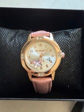 Sanrio My Melody Rose Gold Quartz Watch Pink Strap with Gift Box Girls Kids Gift