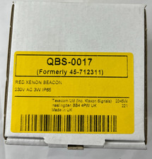 Klaxon qbs 0017 red xenon - klaxon, qbs-0017