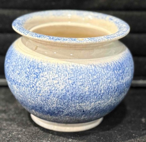 Antique blue spongeware - blue,