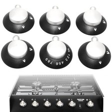 Thetford Enigma Oven, Grill-Hob Control Knob Kit Black & Satin SSPA0903.SA