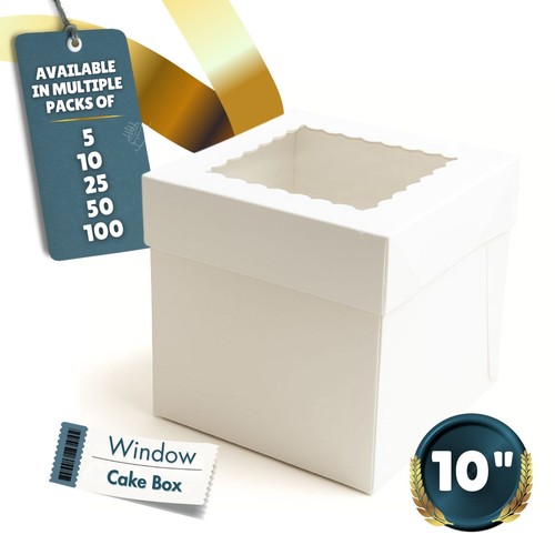 White inch cake box - white, 10