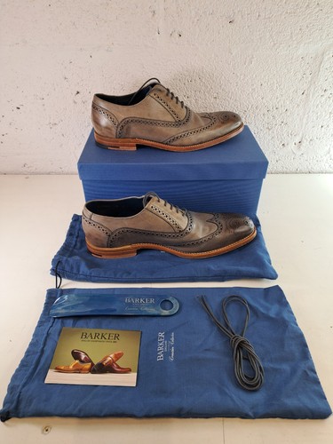 Barker valiant grey leather - barker,