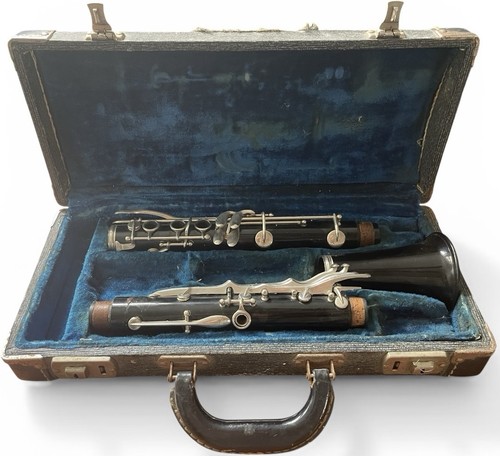 Vintage clarinet hard case - w/hard,