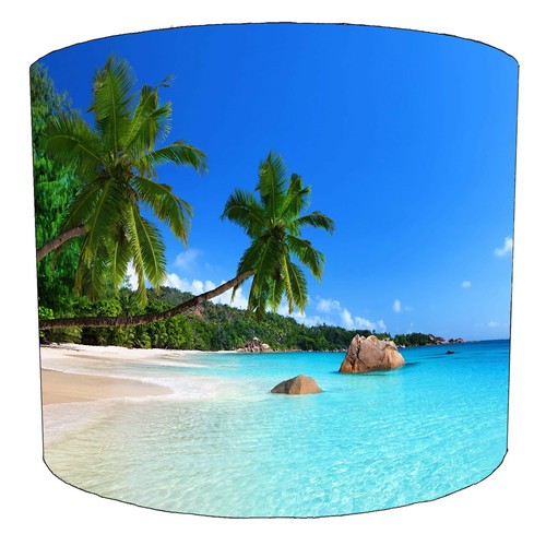 Tropical beach lampshades - tropical,