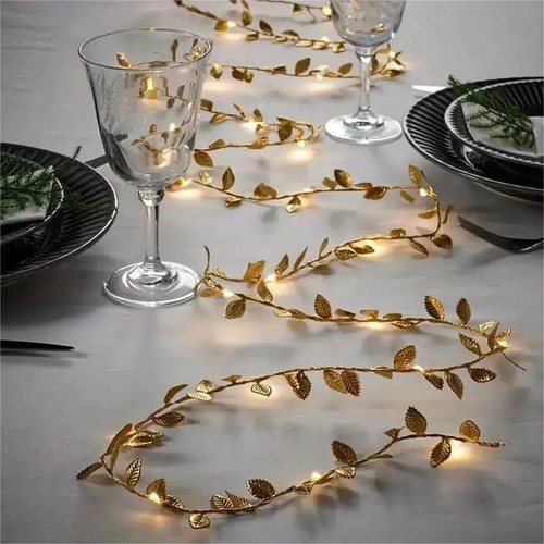 20led golden leaf fairy - 2m,