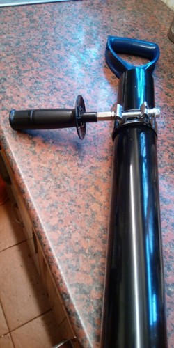 Gold panning pump - panning, handle--