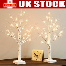 White Tree with Lights Mini