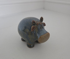 Ceramic cow studio art - ceramic, pottery
