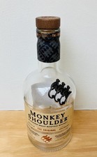 MONKEY SHOULDER - Malt Scotch Whisky Empty Bottle 70cl & Cork- UPCYCLE / CRAFT