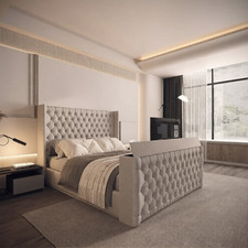 Chesterfield Winged TV Bed