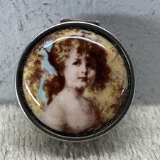 Solid Silver  Art Nouveau