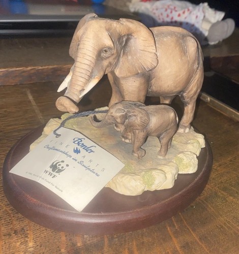 Elephants stand ornament - elephants,