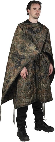 Mil tec flecktarn poncho - flecktarn,