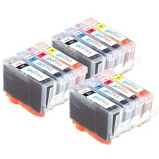 12 Ink Cartridges for Canon