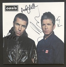 Oasis hand signed LIVE 25