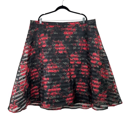 Torrid mesh rose midi skirt - midi, 22