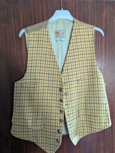 Dunn beige check tweed - &,